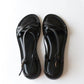 Leather Sandals Black