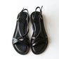 Leather Sandals Black