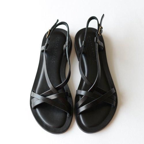 Leather Sandals Black