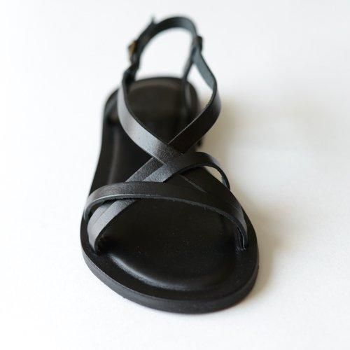 Leather Sandals Black
