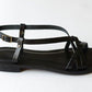 Leather Sandals Black