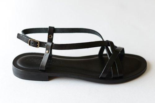 Leather Sandals Black