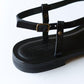 Leather Sandals Black