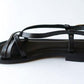 Leather Sandals Black