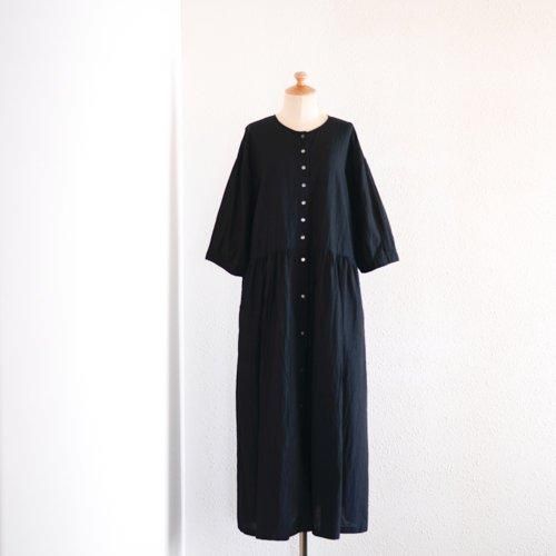 Recycled Cotton Cupra 2-Way Dress Black