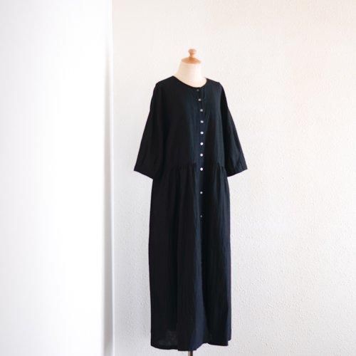 Recycled Cotton Cupra 2-Way Dress Black