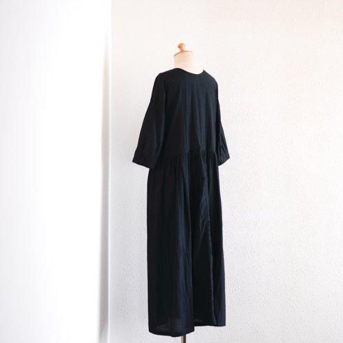 Recycled Cotton Cupra 2-Way Dress Black