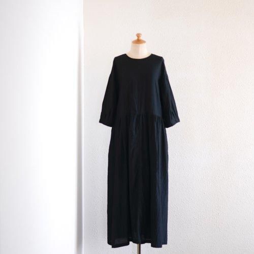 Recycled Cotton Cupra 2-Way Dress Black
