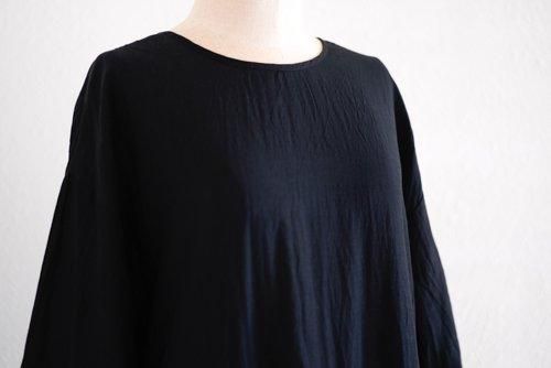 Recycled Cotton Cupra 2-Way Dress Black