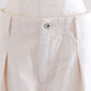 コットンヘリンボンタックパンツ 生成