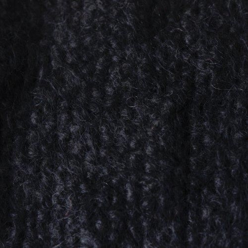 Suri Alpaca Wool Triangle Scarf Black