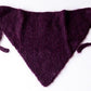 Suri Alpaca Wool Triangle Scarf Bordeaux