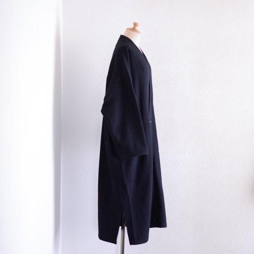 소프트 울 노 컬러 코트 Black
