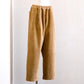 Corduroy wide pants Beige