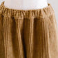 Corduroy wide pants Beige