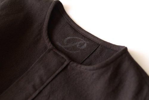 Wool linen cotton jumper skirt, Dark Brown