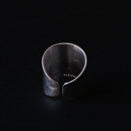 Open Ring Moon Silver