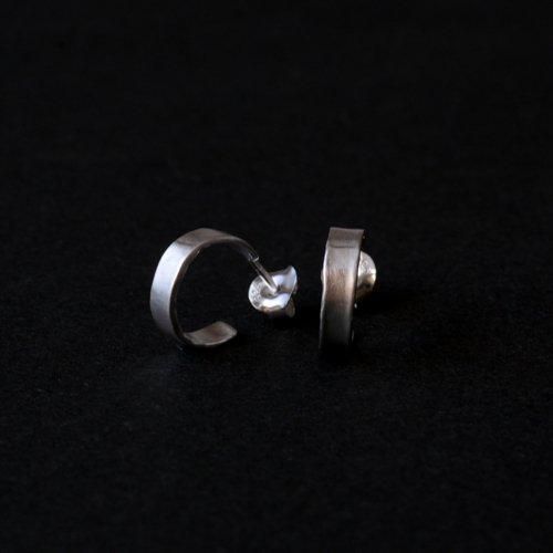 Hoop Bretagna Silver Earrings