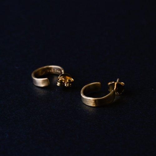 Hoop Bretagna Gold Earrings