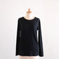 Supima Cotton Long Sleeve T-Shirt Black