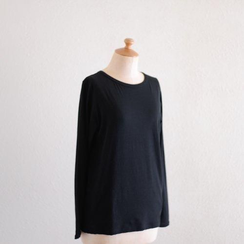 Supima Cotton Long Sleeve T-Shirt Black