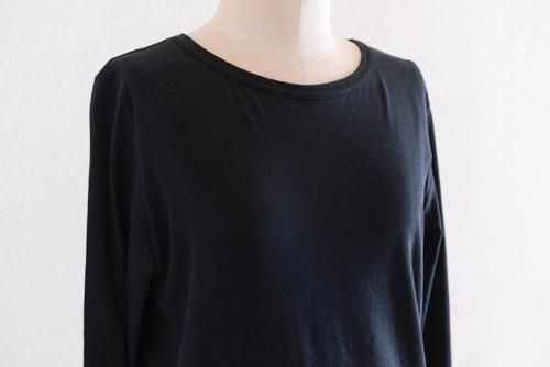 Supima Cotton Long Sleeve T-Shirt Black