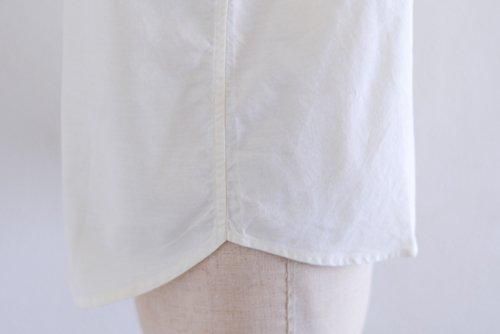 Cotton Embroidered Round Collar Shirt Yellow