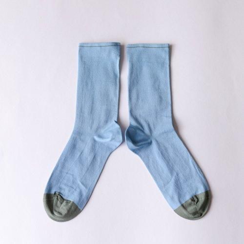 Socks Plain Blue