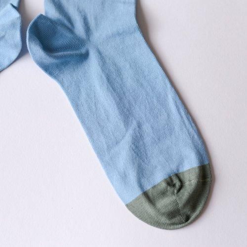 Socks Plain Blue
