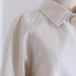 Cotton Hemp Grain Coat in Ivory