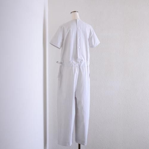 Cotton linen jumpsuit Beige