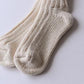 Organic Cotton Low Gauge Socks, Natural