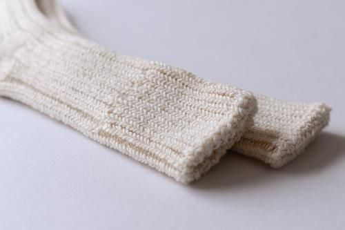 Organic Cotton Low Gauge Socks, Natural