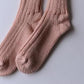 Organic Cotton Low Gauge Socks Pink