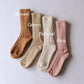 Organic Cotton Low Gauge Socks Pink