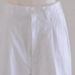 Organic Cotton Tapered Pants Off White