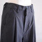 Organic Cotton Tapered Pants in Charcoal Black