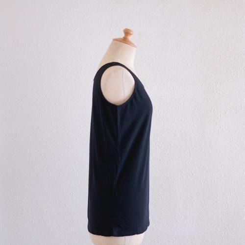 Supima Cotton Tank Top Black
