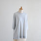 Soft cotton sheer pullover in Blue Gray