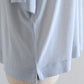 Soft cotton sheer pullover in Blue Gray