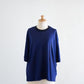 Soft cotton sheer pullover, Navy