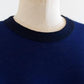 Soft cotton sheer pullover, Navy