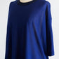 Soft cotton sheer pullover, Navy