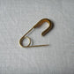 6 sets of brass safety pins