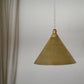 Conical pendant lamp, machined