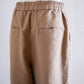 Organic Cotton Premium Suede Pants, Beige