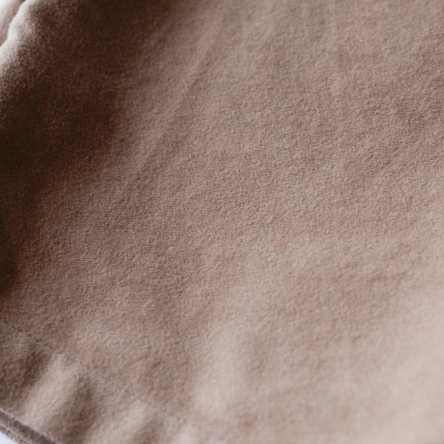 Organic Cotton Premium Suede Pants, Beige