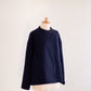 Wool collarless short jacket Black