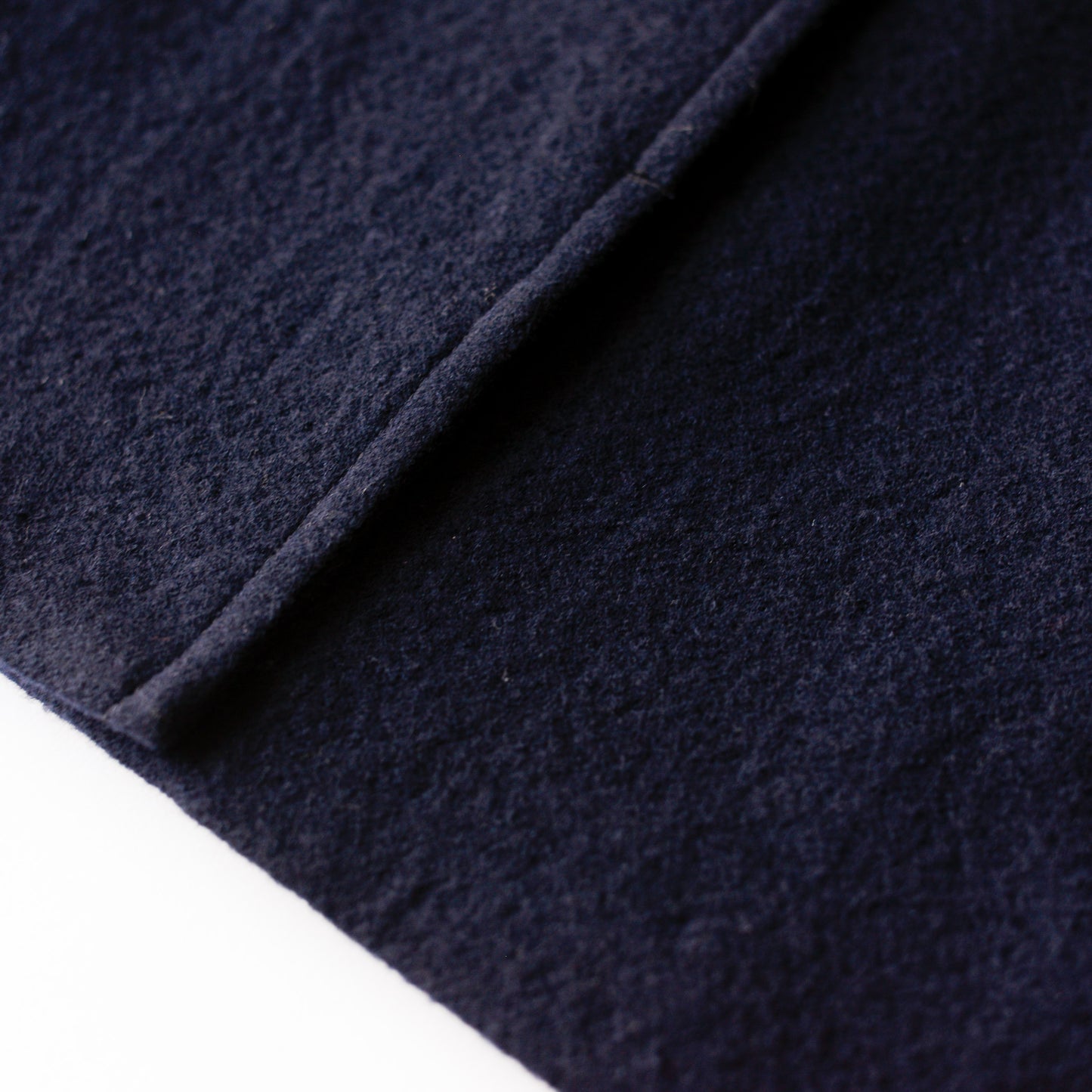 Wool collarless short jacket Black