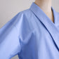 Shawl Collar Cache-Coeur Dress Sky Blue
